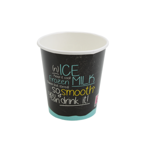 RIJ MILKSHAKE KARTON BEKER 300CC 90MM x 50 ST