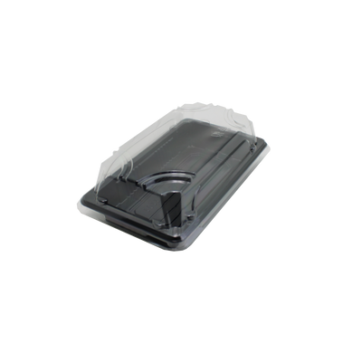 SUSHITRAY MET DEKSEL DRY-01 ZWART 160x90x20MM x 400 ST