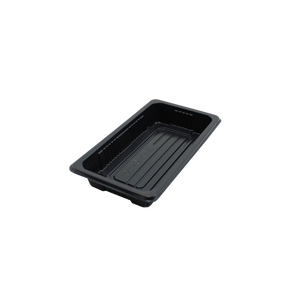 SUSHITRAY MET DEKSEL DRY-01 ZWART 160x90x20MM x 400 ST