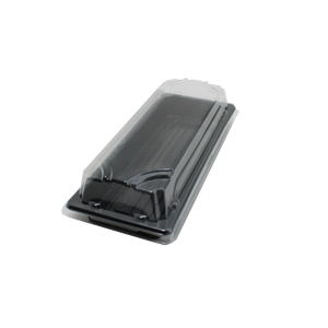 SUSHITRAY MET DEKSEL DRY-02 ZWART 220x90x20MM x 400 ST