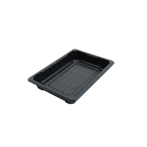 SUSHITRAY MET DEKSEL DRY-03 ZWART 160x115x20MM x 400 ST