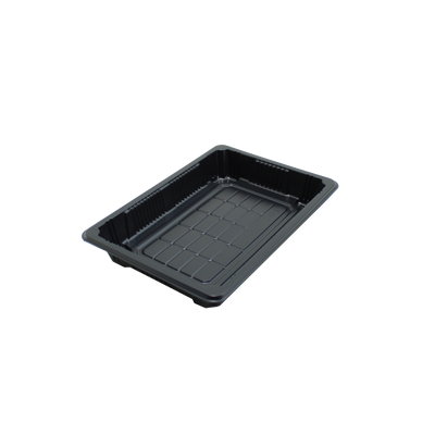 SUSHITRAY MET DEKSEL DRY-03 ZWART 160x115x20MM x 400 ST