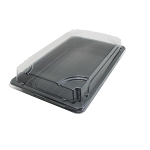 SUSHITRAY MET DEKSEL DRY-09 ZWART 240x150x23MM x 400 ST