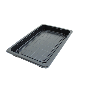 SUSHITRAY MET DEKSEL DRY-09 ZWART 240x150x23MM x 400 ST