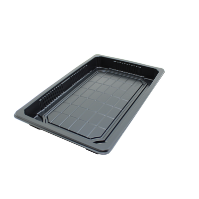 SUSHITRAY MET DEKSEL DRY-09 ZWART 240x150x23MM x 400 ST