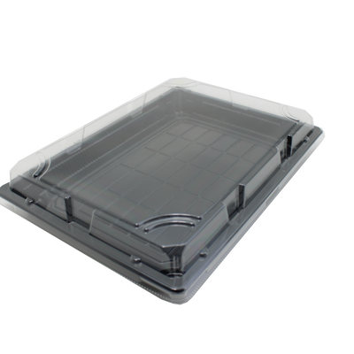 SUSHITRAY ZWART MET DEKSEL ZW-11 256x185x23MM x200ST.