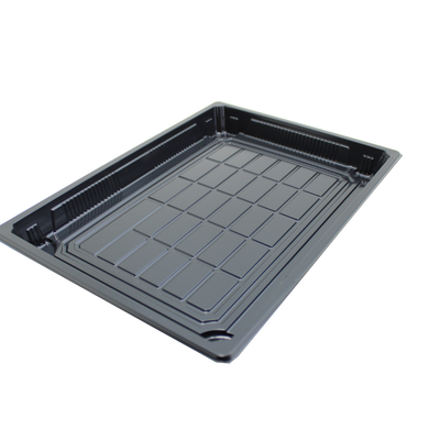 SUSHITRAY ZWART MET DEKSEL ZW-11 256x185x23MM x200ST.