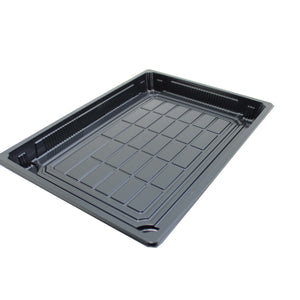 SUSHITRAY MET DEKSEL DRY-11 ZWART 256x180x23MM x 200 ST