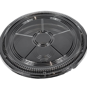 SUSHISCHAAL ZWART DRY-61(28Ø) MET DEKSEL x 100 ST