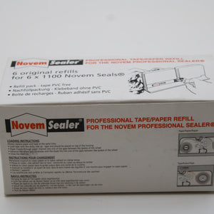 PROFESSIONAL TAPE/PAPER REFILL - NOVEM PROFESSIONAL SEALER x 6ST