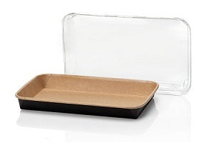 PRIME-LINE SUSHI TRAY(07) + DEKSEL 221X138MM x 200 ST