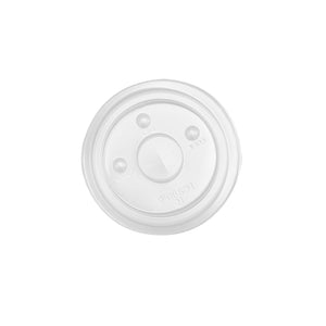 PET MILKSHAKE BEKER FLAT DEKSEL Ø90MM x 100 ST