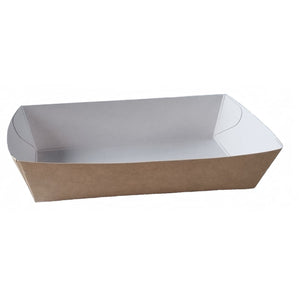 KARTON SNACKBAK A14 (BRUIN / WIT /FSC) 155x85x36MM x 500 ST