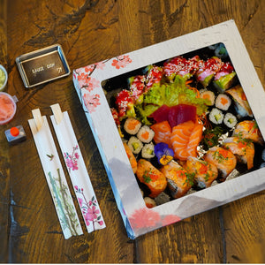 BIO CELEBRATION SUSHIBOX SMALL 26x26x5CM x 100 ST