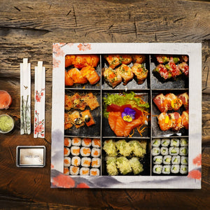 BIO CELEBRATION SUSHIBOX LARGE 36x36x5 CM x 50 ST